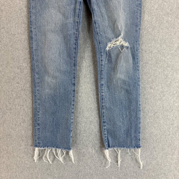 Madewell Womens The Perfect‎ Vintage Jean Size 23 Distressed Denim Light Wash - Picture 7 of 15